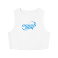 Crewneck Cropped Tank - White
